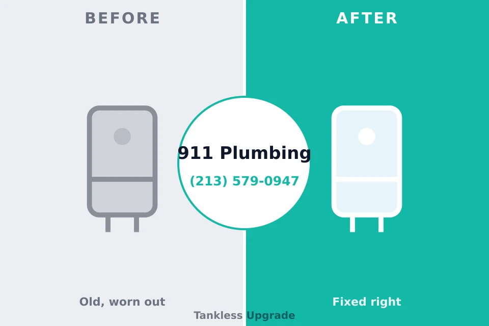 Before and after: plumbing company Paonia, CO